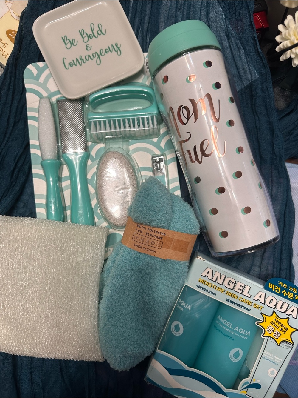Teal Bath & Body Gift Set by - New